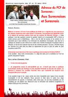 Élection municipale 2014 : adresse de la section PCF de Suresnes aux suresnoises et suresnois
